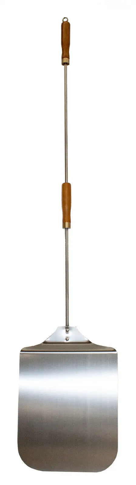 Pizza Spatula - All Stainless Steel with Sliding Timber Grip 100cm Outdoor Magic