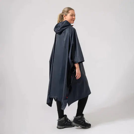 Mac in a Sac Packable Poncho Navy