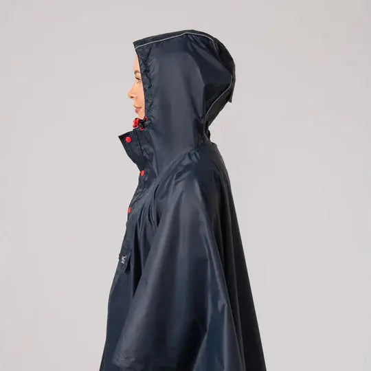 Mac in a Sac Packable Poncho Navy