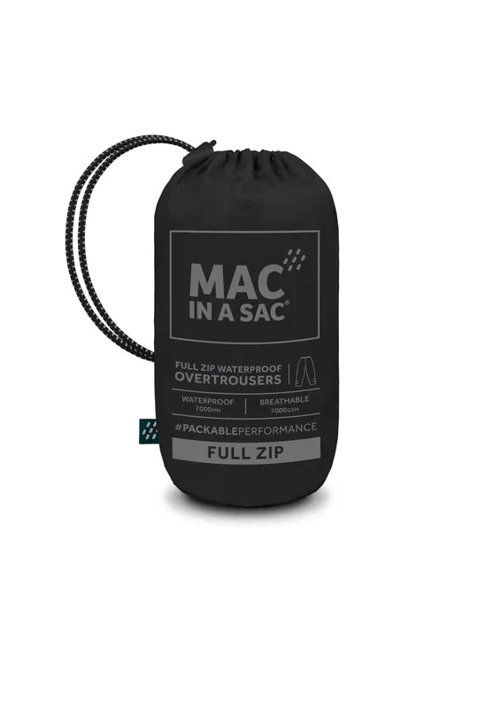 Mac In A Sac Full Zip Overtrousers Black