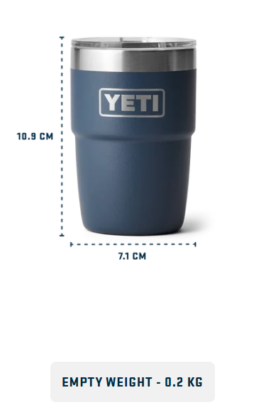 Yeti Rambler 8oz CL Cup Black