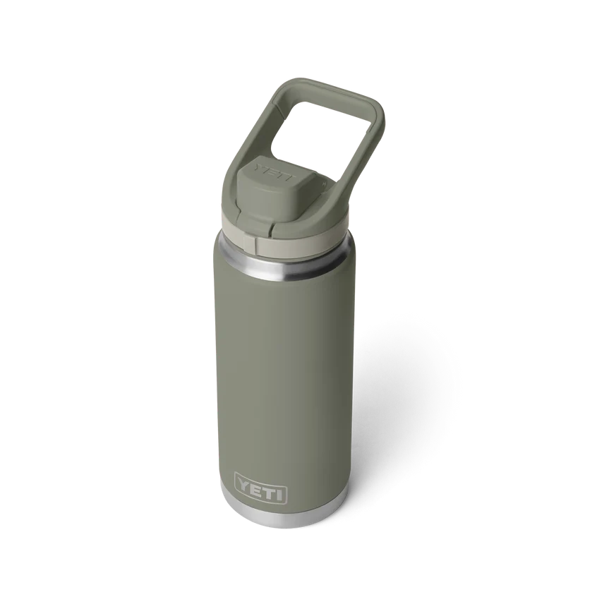 Yeti Rambler 26 oz Flip Chug Bottle Pampa Green