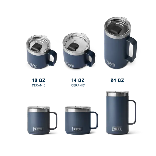 Yeti Rambler 10oz CL Mug MS Navy Horizon Leisure
