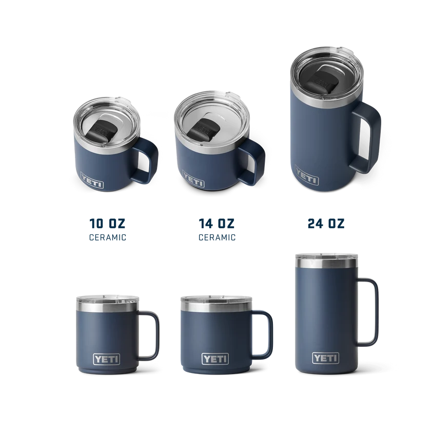 Yeti Rambler 10 oz CL Mug MS Pampa Green