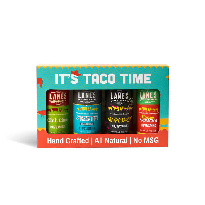 Lanes BBQ Its Taco Time Gift Pack