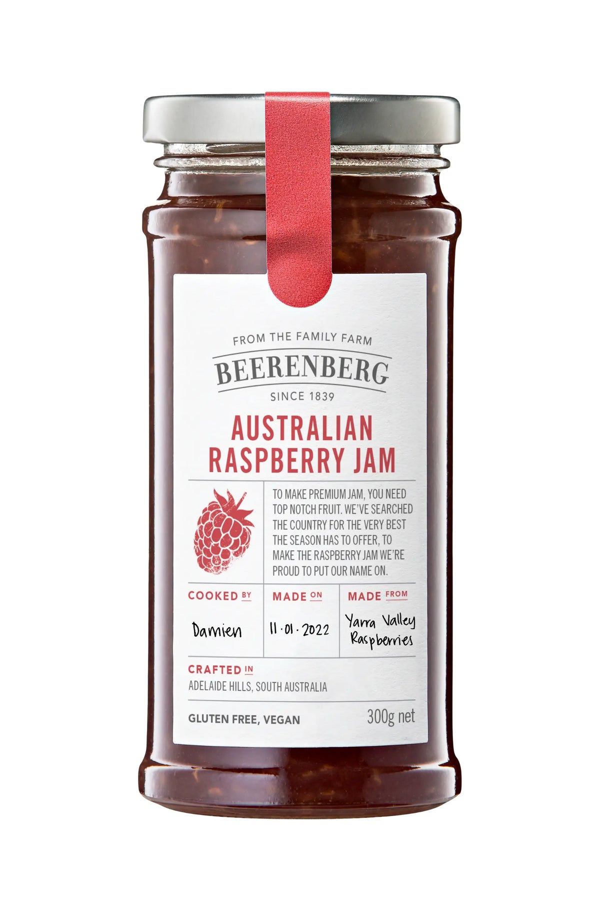 Beerenberg Raspberry Jam Beerenberg Raspberry Jam 300g – Horizon Leisure