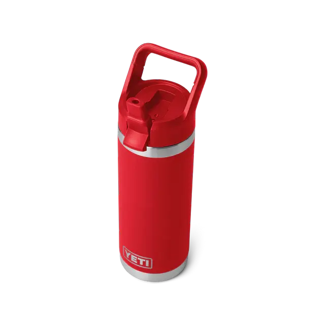 Yeti Rambler 18 oz Straw Bottle Rescue Red Yeti