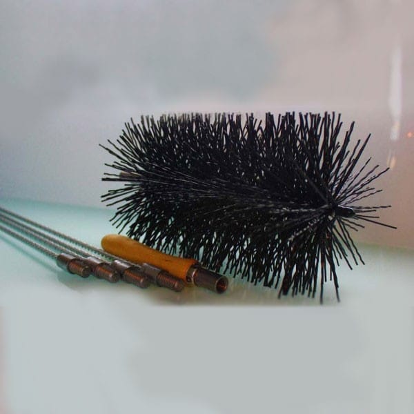 Flue Cleaning Brush Kit - Polypropylene (6inch Brush, 3.65m)