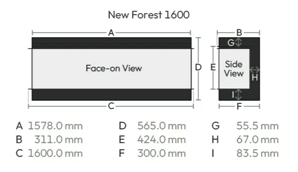 British Fires New Forest 1600 Diamond Light