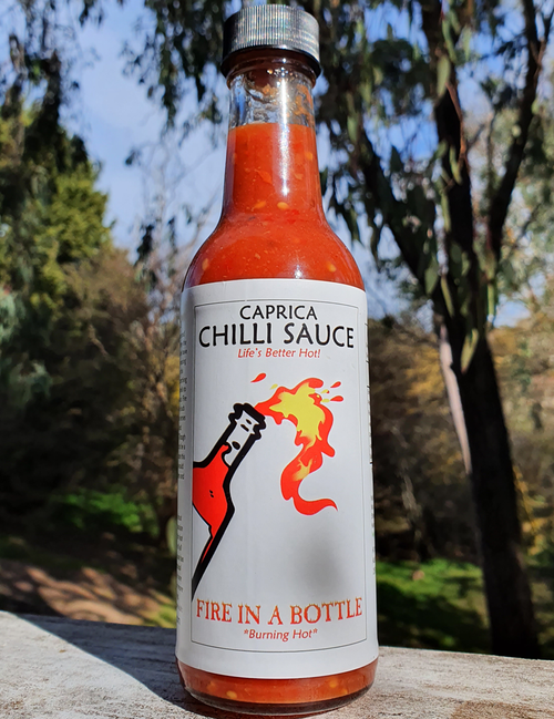 Caprica Fire In A Bottle Chilli Sauce