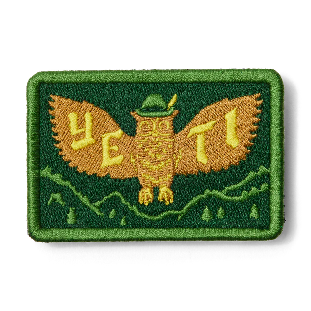 Forest Owl Patch Green