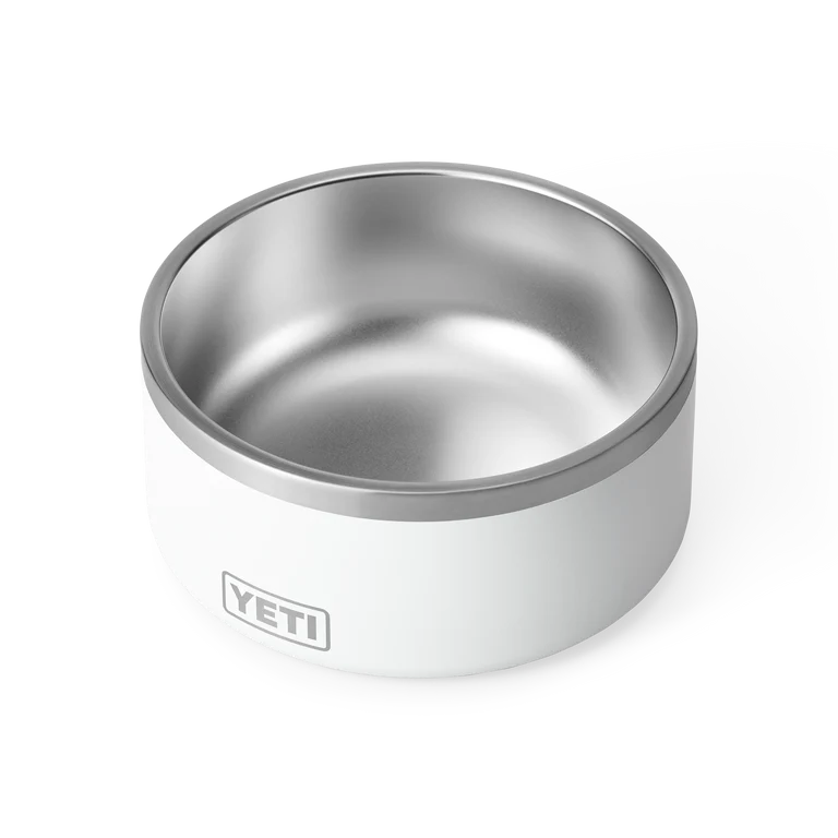 Yeti Boomer 8 Dog Bowl White