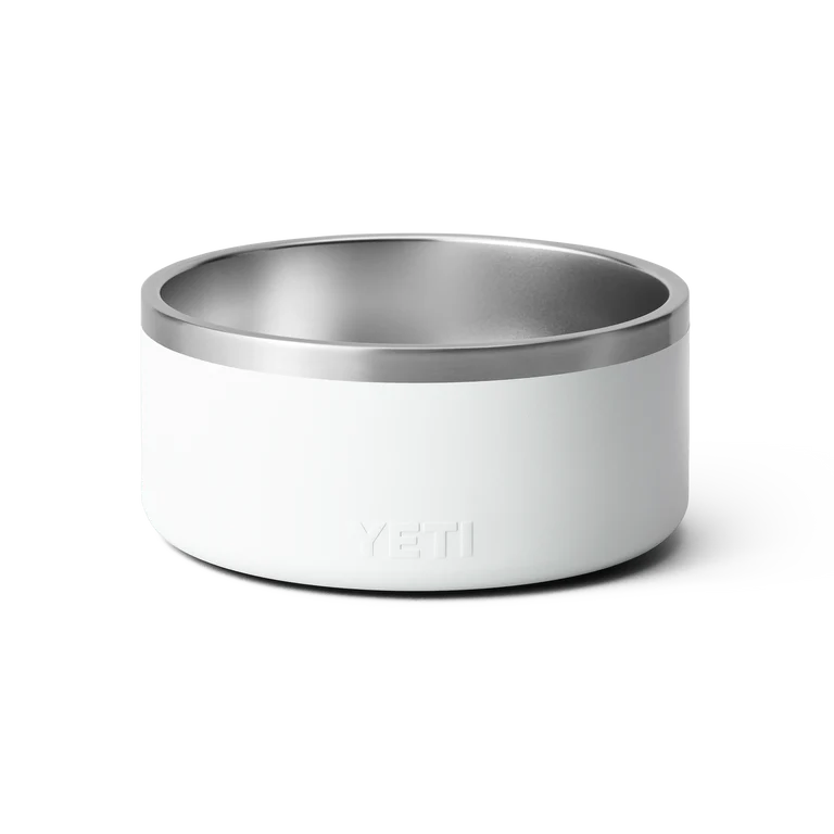 Yeti Boomer 8 Dog Bowl White