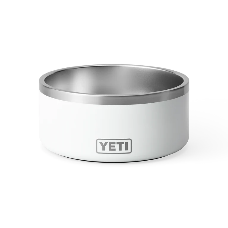 Yeti Boomer 8 Dog Bowl White