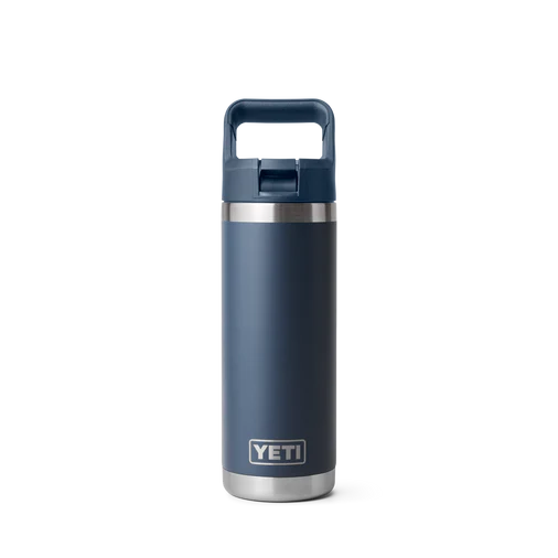 Yeti Rambler 18oz Straw Bottle Navy
