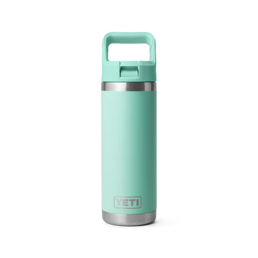 Yeti Rambler 18oz Straw Bottle Seafoam