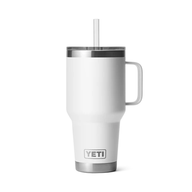 Yeti Rambler 35 oz Straw Mug White
