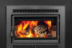Lopi Flush Wood Large NexGen Firebox (Fan Included) Metropolitan Black Face