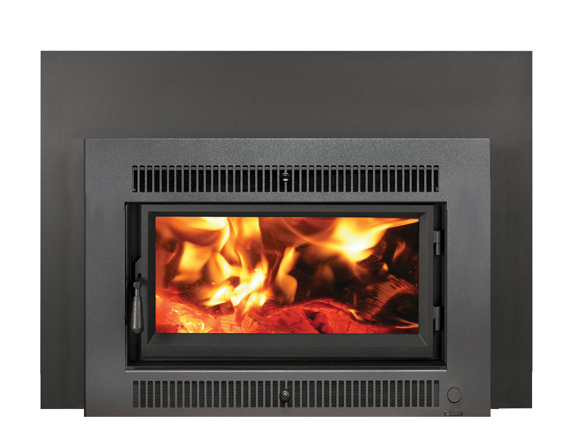 Lopi Flush Wood Medium NexGen Firebox (Fans Included) With Universal Black Face