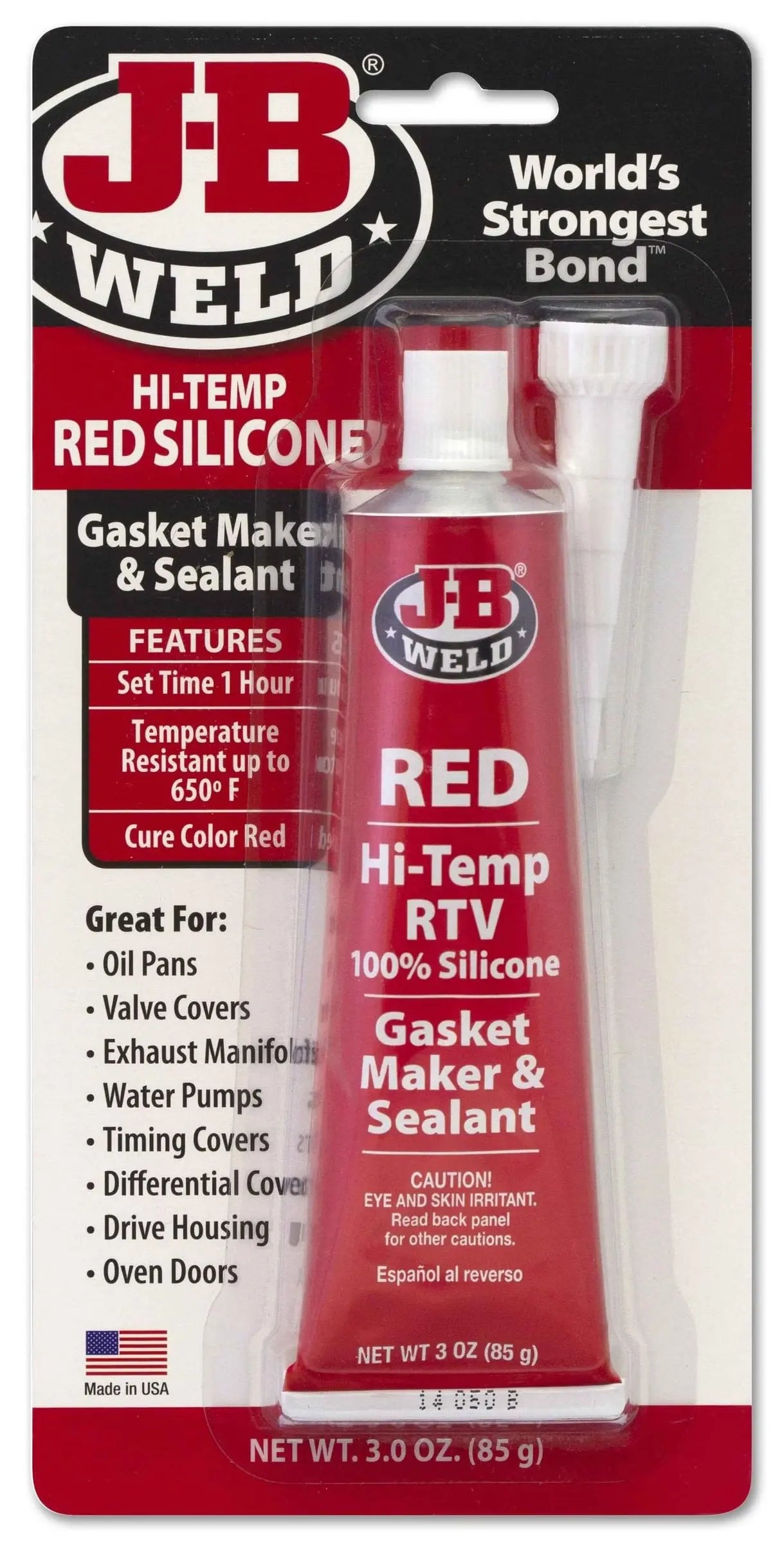 JB Weld Hi-Temp Red Silicone 85g