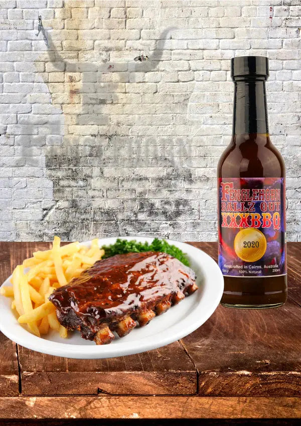 Fenglehorn Ballz Out XXX BBQ Sauce (Spicy) 250ml Horizon Leisure