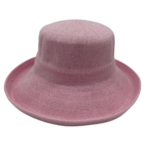 Jacaru 1506 Knitted Bucket Hat Pink Jacaru
