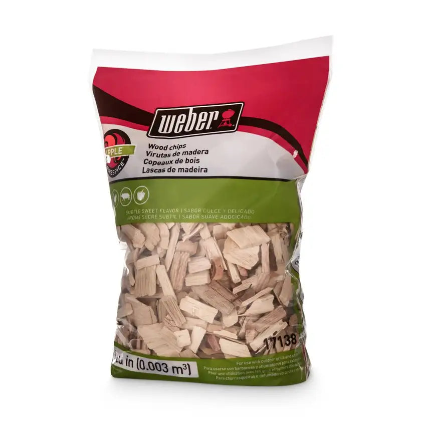 WEBER APPLE WOOD CHIPS 900G - Horizon Leisure