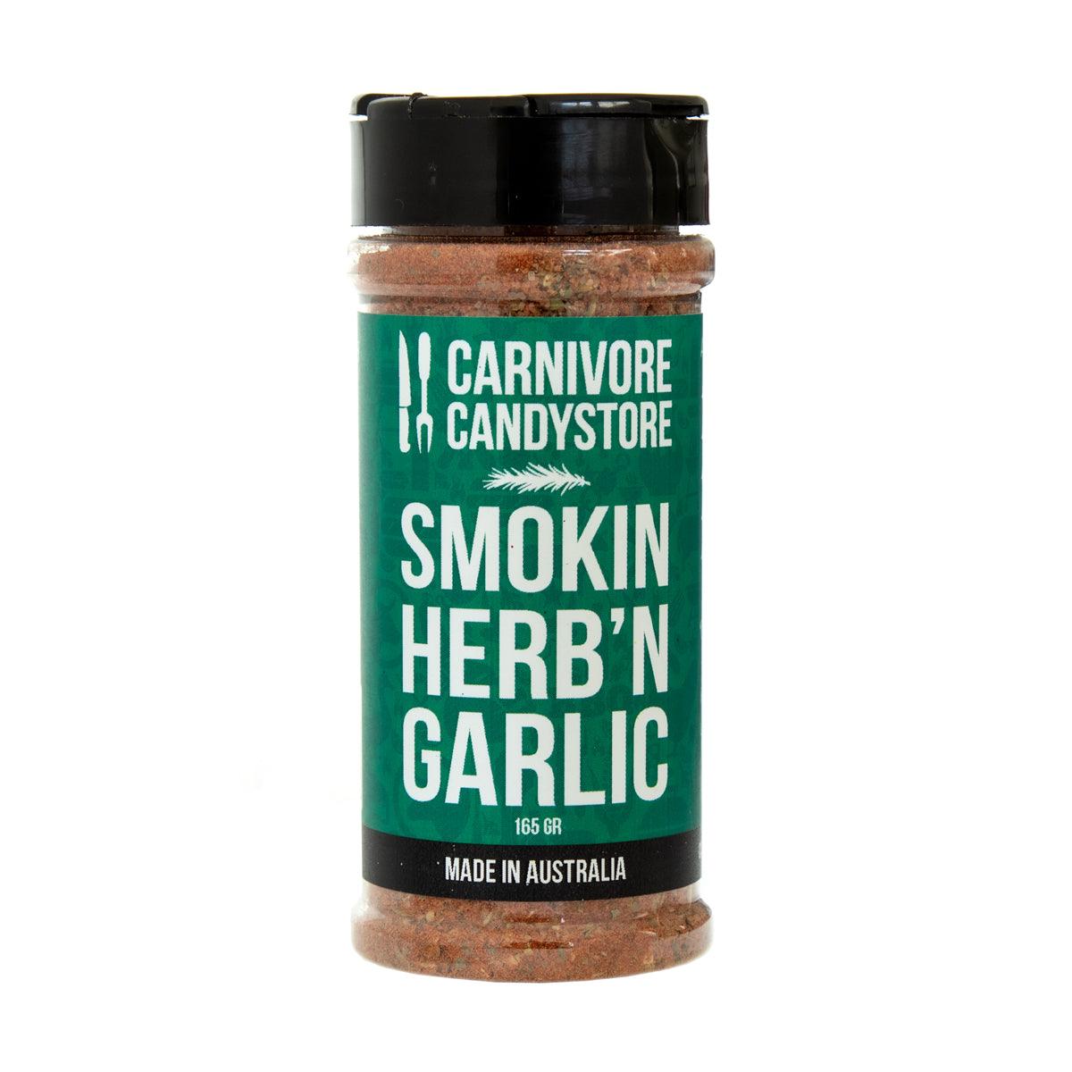 CARNIVORE CANDYSTORE SMOKIN HERB AND GARLIC 165G - Horizon Leisure