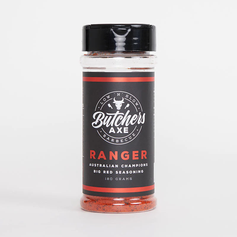 BUTCHERS AXE BBQ RANGER RED RUB 180G - Horizon Leisure